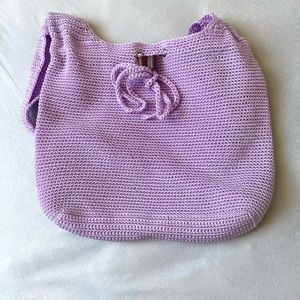 **SOLD*** Purple Crochet Bag